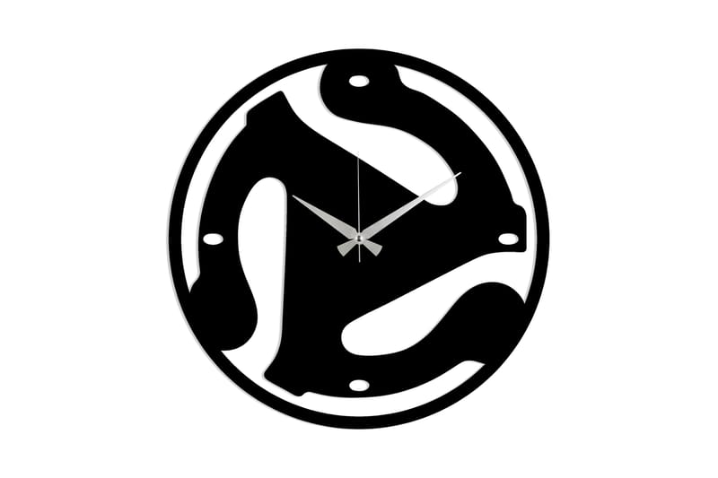 Dekoration Väggklocka - Svart - Inredning - Väggdekor - Väggklocka & väggur