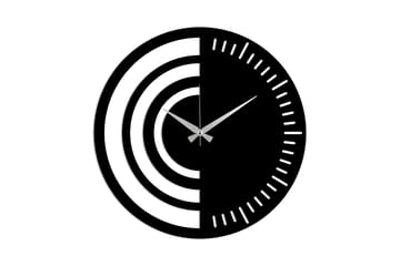 Dekoration Väggklocka - Svart - Inredning - Väggdekor - Väggklocka & väggur
