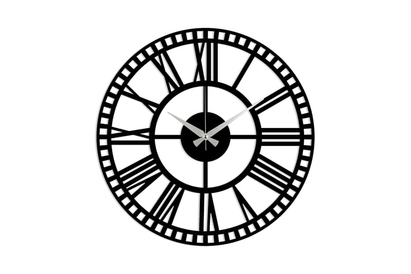 Dekoration Väggklocka, Svart