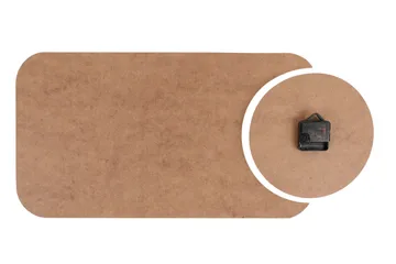 Dekorativ MDF-klocka 2 Delar - Flerfärgad - Inredning - Väggdekor - Väggklocka & väggur