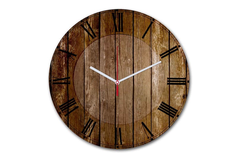 Dekorativ MDF-klocka, Flerfärgad