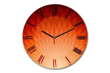 Dekorativ MDF-klocka - Flerfärgad - Inredning - Väggdekor - Väggklocka & väggur