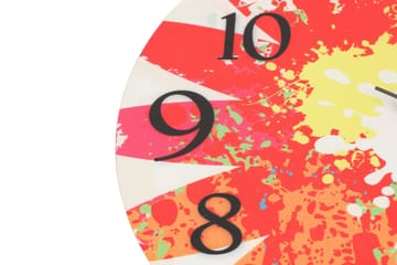 Dekorativ MDF-klocka - Flerfärgad - Inredning - Väggdekor - Väggklocka & väggur