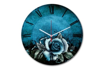 Dekorativ MDF-klocka - Flerfärgad - Inredning - Väggdekor - Väggklocka & väggur