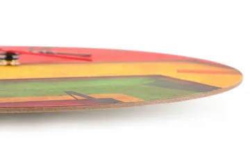 Dekorativ MDF-klocka - Flerfärgad - Inredning - Väggdekor - Väggklocka & väggur