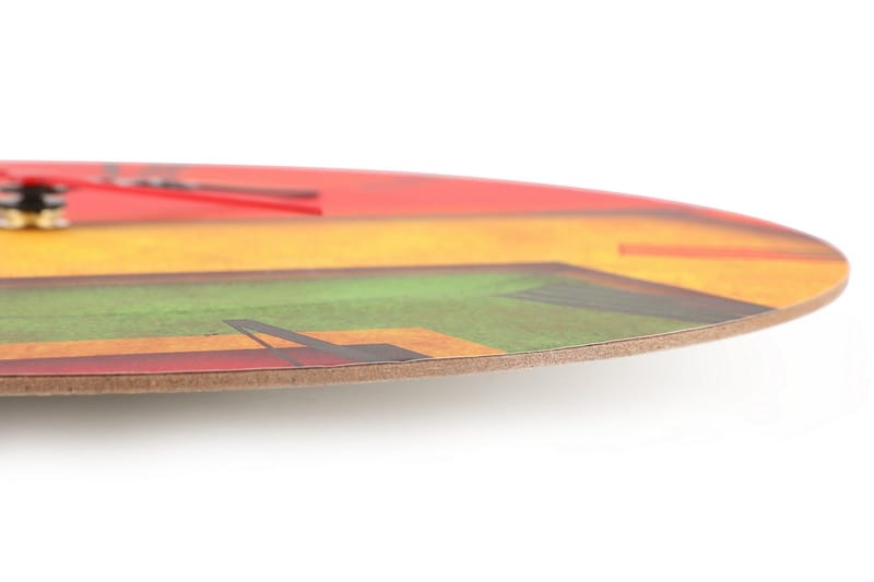 Dekorativ MDF-klocka - Flerfärgad - Inredning - Väggdekor - Väggklocka & väggur