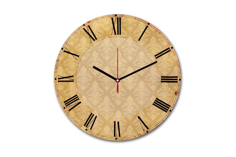 Dekorativ MDF Väggklocka 30 cm, Flerfärgad