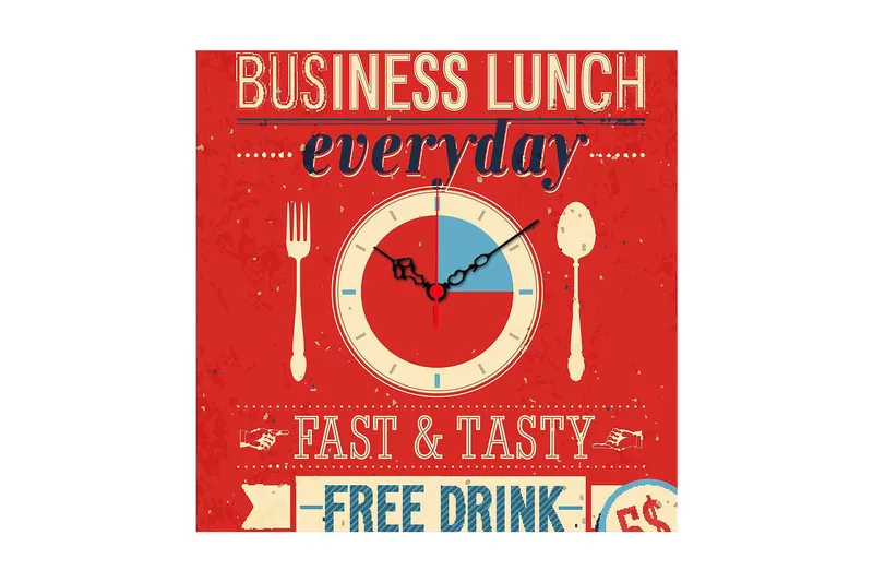 Dekorativ MDF Väggklocka 40x40 cm, Flerfärgad