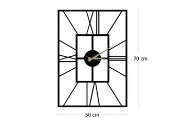 Dekorativ Väggklocka - Svart - Inredning - Väggdekor - Väggklocka & väggur