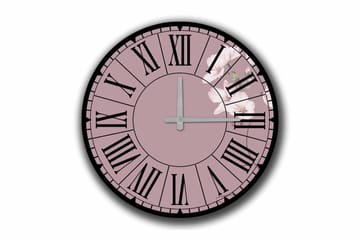Dekorklocka Tezeren 50 cm Rund - Flerfärgad - Inredning - Väggdekor - Väggklocka & väggur