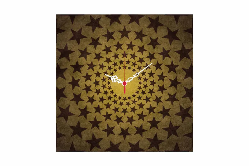 Diyadin Dekorklocka 40x40 cm, Flerfärgad