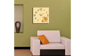 Diyadin Dekorklocka 40x40 cm - Flerfärgad - Inredning - Väggdekor - Väggklocka & väggur