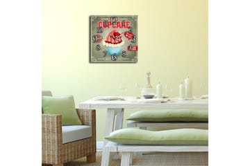 Diyadin Dekorklocka 40x40 cm Kitchen - Flerfärgad - Inredning - Väggdekor - Väggklocka & väggur