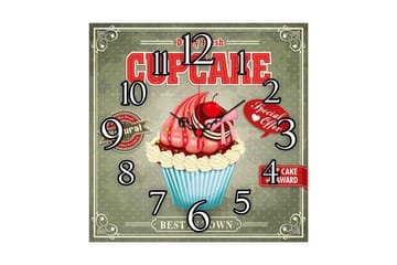 Diyadin Dekorklocka 40x40 cm Kitchen - Flerfärgad - Inredning - Väggdekor - Väggklocka & väggur