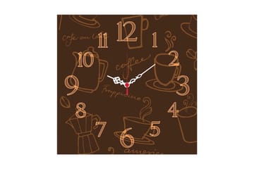 Diyadin Dekorklocka 40x40 cm Kitchen - Flerfärgad - Inredning - Väggdekor - Väggklocka & väggur