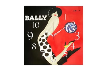 Diyadin Dekorklocka 40x40 cm Music - Flerfärgad - Inredning - Väggdekor - Väggklocka & väggur