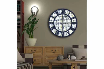 Diyadin Dekorklocka 50 cm Rund - Flerfärgad - Inredning - Väggdekor - Väggklocka & väggur