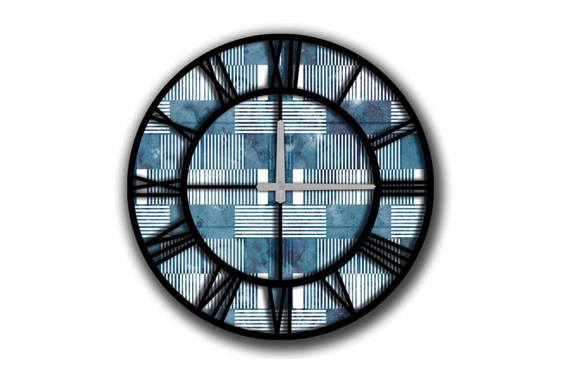 Diyadin Dekorklocka 50 cm Rund, Flerfärgad