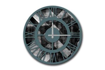 Diyadin Dekorklocka 50 cm Rund - Flerfärgad - Inredning - Väggdekor - Väggklocka & väggur