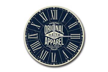 Diyadin Dekorklocka 50 cm Rund - Flerfärgad - Inredning - Väggdekor - Väggklocka & väggur