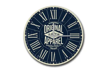 Diyadin Dekorklocka 50 cm Rund - Flerfärgad - Inredning - Väggdekor - Väggklocka & väggur