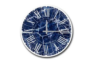 Diyadin Dekorklocka 50 cm Rund - Flerfärgad - Inredning - Väggdekor - Väggklocka & väggur