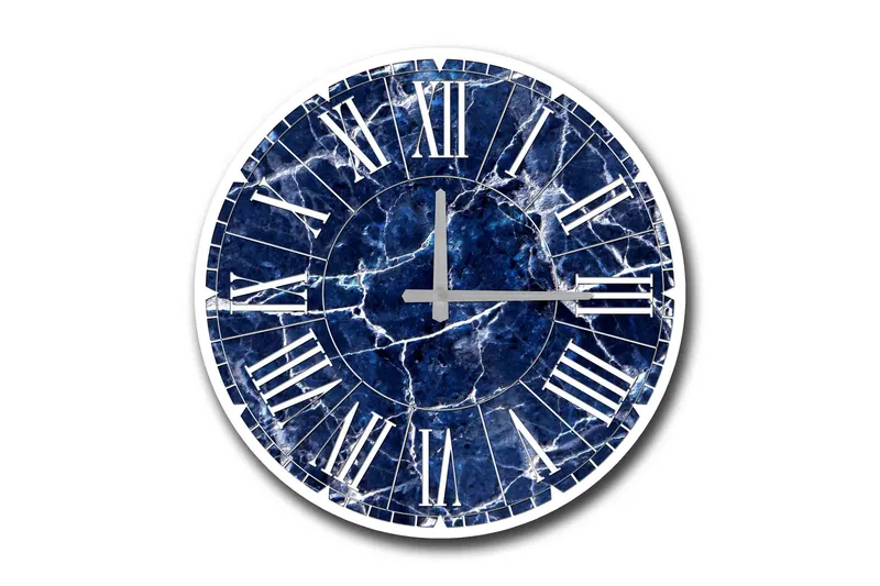 Diyadin Dekorklocka 50 cm Rund, Flerfärgad