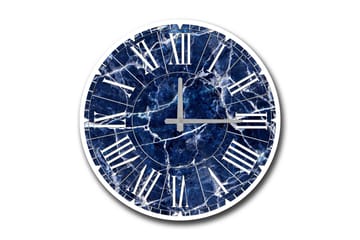 Diyadin Dekorklocka 50 cm Rund - Flerfärgad - Inredning - Väggdekor - Väggklocka & väggur