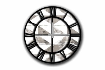 Diyadin Dekorklocka 50 cm Rund - Flerfärgad - Inredning - Väggdekor - Väggklocka & väggur