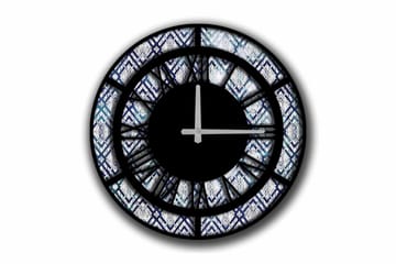 Diyadin Dekorklocka 50 cm Rund - Flerfärgad - Inredning - Väggdekor - Väggklocka & väggur