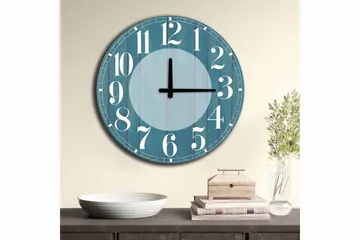 Diyadin Dekorklocka 50 cm Rund - Flerfärgad - Inredning - Väggdekor - Väggklocka & väggur