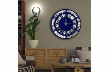 Diyadin Dekorklocka 50 cm Rund - Flerfärgad - Inredning - Väggdekor - Väggklocka & väggur