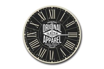 Diyadin Dekorklocka 50 cm Rund - Flerfärgad - Inredning - Väggdekor - Väggklocka & väggur