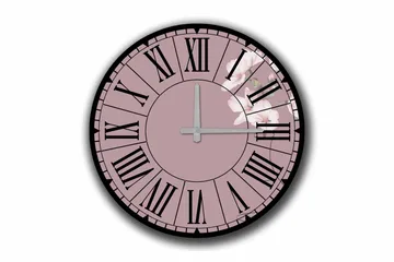 Diyadin Dekorklocka 50 cm Rund - Flerfärgad - Inredning - Väggdekor - Väggklocka & väggur