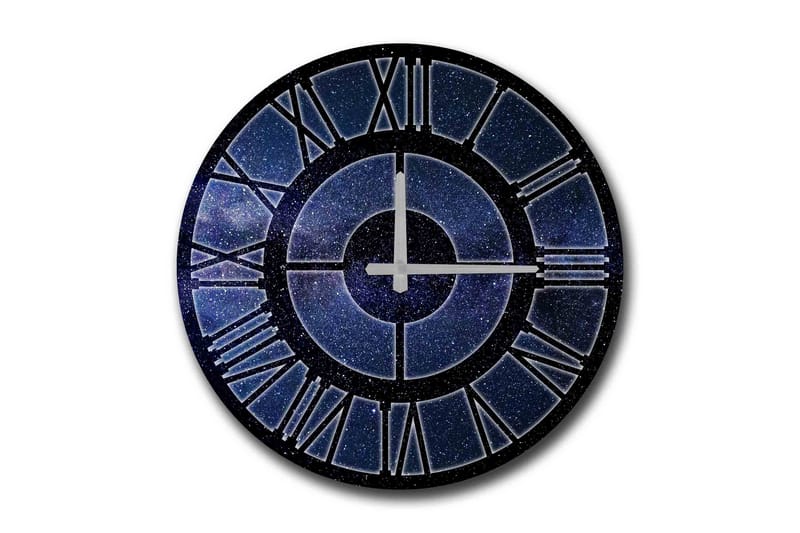 Diyadin Dekorklocka 50 cm Rund, Flerfärgad