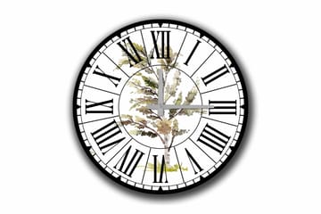 Diyadin Dekorklocka 50 cm Rund - Flerfärgad - Inredning - Väggdekor - Väggklocka & väggur