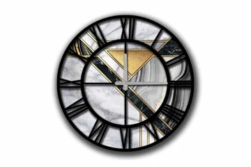 Diyadin Dekorklocka 50 cm Rund - Flerfärgad - Inredning - Väggdekor - Väggklocka & väggur