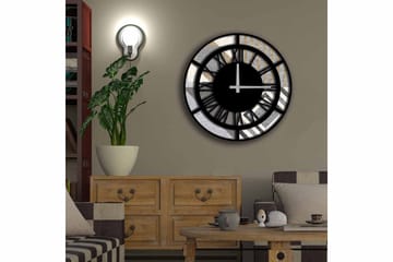 Diyadin Dekorklocka 50 cm Rund - Flerfärgad - Inredning - Väggdekor - Väggklocka & väggur