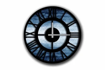 Diyadin Dekorklocka 50 cm Rund - Flerfärgad - Inredning - Väggdekor - Väggklocka & väggur