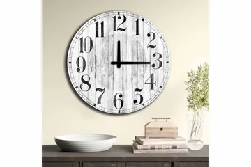 Diyadin Dekorklocka 50 cm Rund - Flerfärgad - Inredning - Väggdekor - Väggklocka & väggur