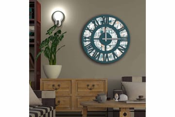 Diyadin Dekorklocka 50 cm Rund - Flerfärgad - Inredning - Väggdekor - Väggklocka & väggur