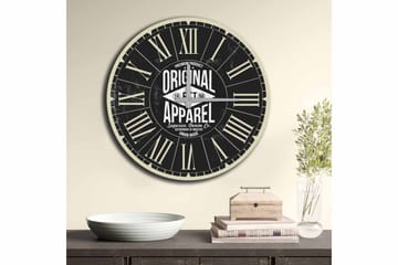 Diyadin Dekorklocka 50 cm Rund - Flerfärgad - Inredning - Väggdekor - Väggklocka & väggur