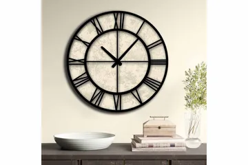 Diyadin Dekorklocka 50 cm Rund - Flerfärgad - Inredning - Väggdekor - Väggklocka & väggur