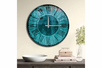 Diyadin Dekorklocka 50 cm Rund - Flerfärgad - Inredning - Väggdekor - Väggklocka & väggur