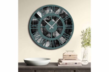 Diyadin Dekorklocka 50 cm Rund - Flerfärgad - Inredning - Väggdekor - Väggklocka & väggur