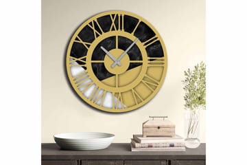 Diyadin Dekorklocka 50 cm Rund - Flerfärgad - Inredning - Väggdekor - Väggklocka & väggur