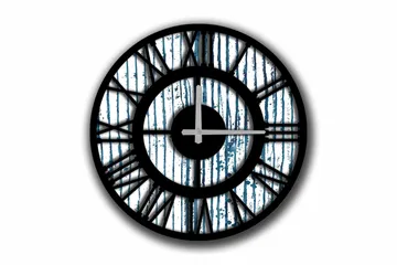 Diyadin Dekorklocka 50 cm Rund - Flerfärgad - Inredning - Väggdekor - Väggklocka & väggur