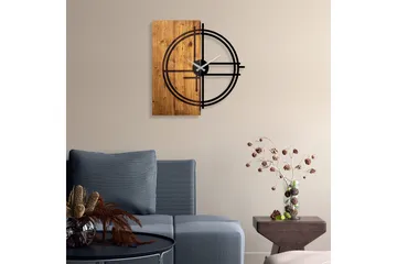 Musemolen Väggklocka - Svart|Ljus Valnöt - Inredning - Väggdekor - Väggklocka & väggur