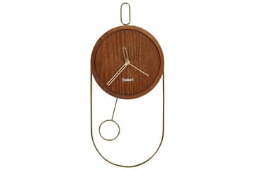 Pendelur Sierre Mörkt trä/guld - Mörkt trä/guld - Inredning - Väggdekor - Väggklocka & väggur - Urverk till väggklocka