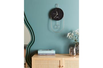 Pendelur Sierre Svart/Silver - Svart/Silver - Inredning - Väggdekor - Väggklocka & väggur - Urverk till väggklocka